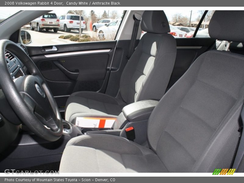 Candy White / Anthracite Black 2008 Volkswagen Rabbit 4 Door