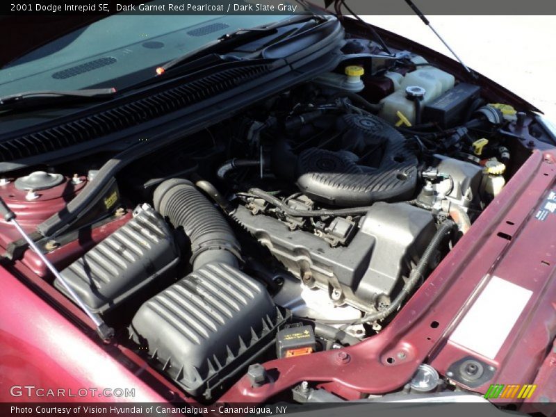 Dark Garnet Red Pearlcoat / Dark Slate Gray 2001 Dodge Intrepid SE