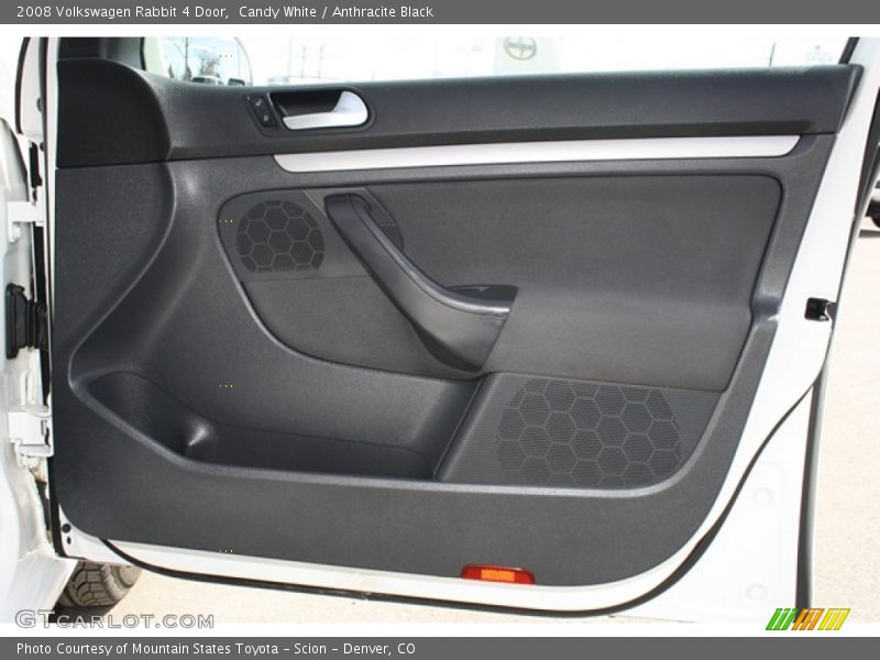 Candy White / Anthracite Black 2008 Volkswagen Rabbit 4 Door