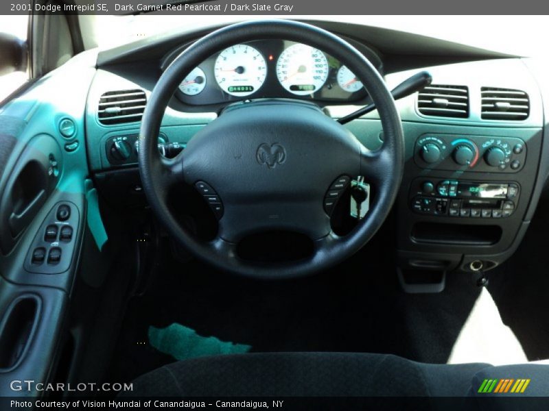 Dark Garnet Red Pearlcoat / Dark Slate Gray 2001 Dodge Intrepid SE