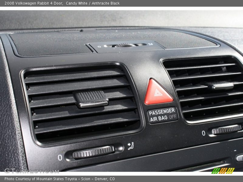 Candy White / Anthracite Black 2008 Volkswagen Rabbit 4 Door