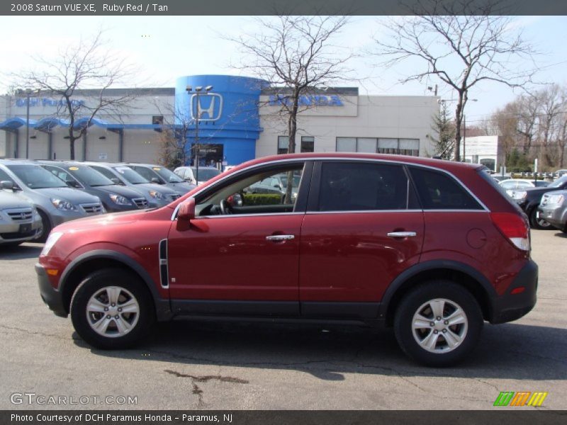 Ruby Red / Tan 2008 Saturn VUE XE