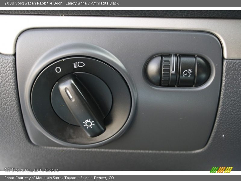 Candy White / Anthracite Black 2008 Volkswagen Rabbit 4 Door