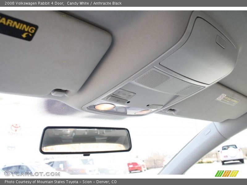 Candy White / Anthracite Black 2008 Volkswagen Rabbit 4 Door