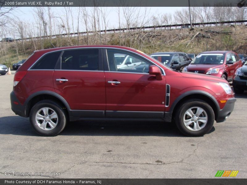 Ruby Red / Tan 2008 Saturn VUE XE