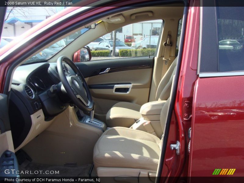 Ruby Red / Tan 2008 Saturn VUE XE