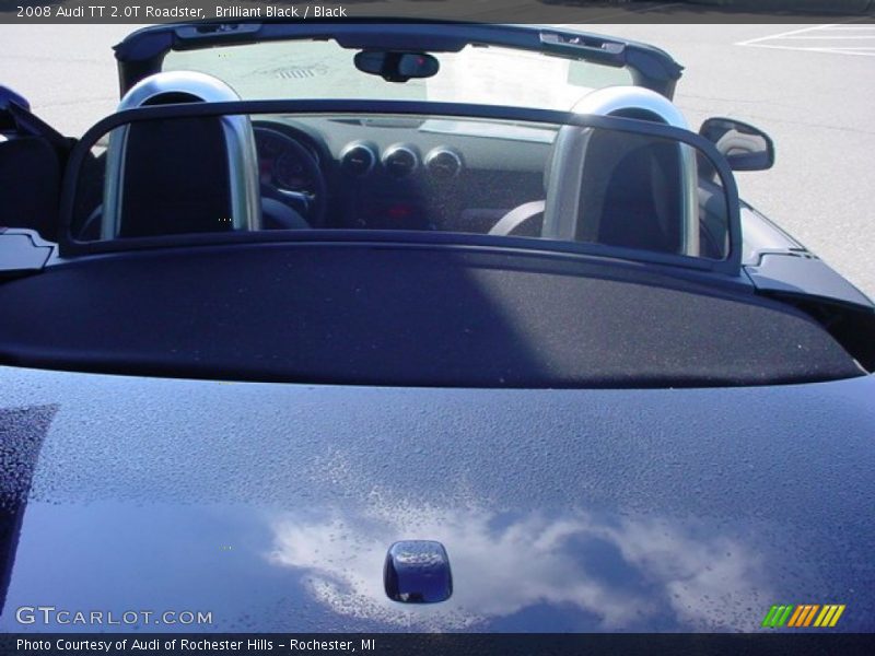 Brilliant Black / Black 2008 Audi TT 2.0T Roadster