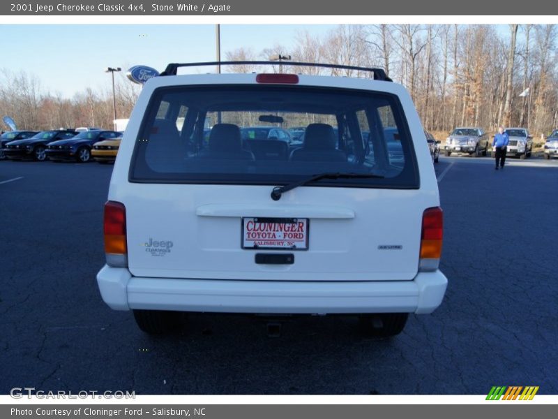 Stone White / Agate 2001 Jeep Cherokee Classic 4x4