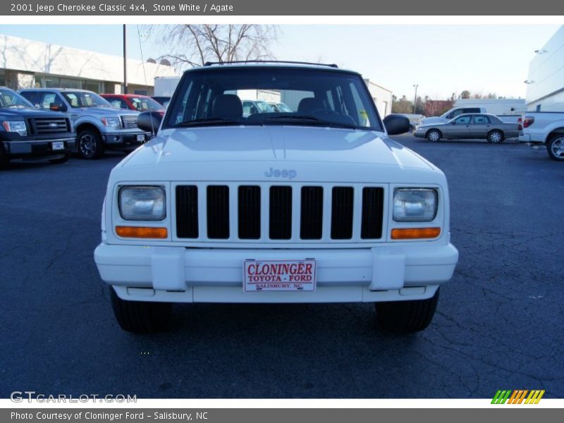 Stone White / Agate 2001 Jeep Cherokee Classic 4x4