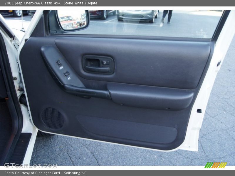 Stone White / Agate 2001 Jeep Cherokee Classic 4x4