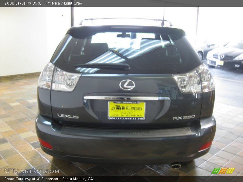 Flint Mica / Light Gray 2008 Lexus RX 350
