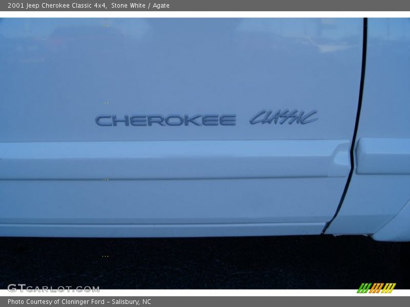 Stone White / Agate 2001 Jeep Cherokee Classic 4x4