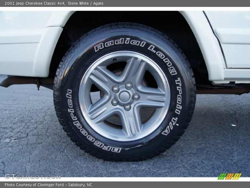 Stone White / Agate 2001 Jeep Cherokee Classic 4x4