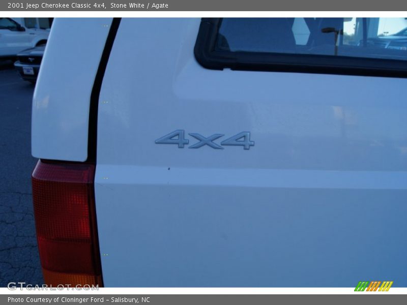 Stone White / Agate 2001 Jeep Cherokee Classic 4x4