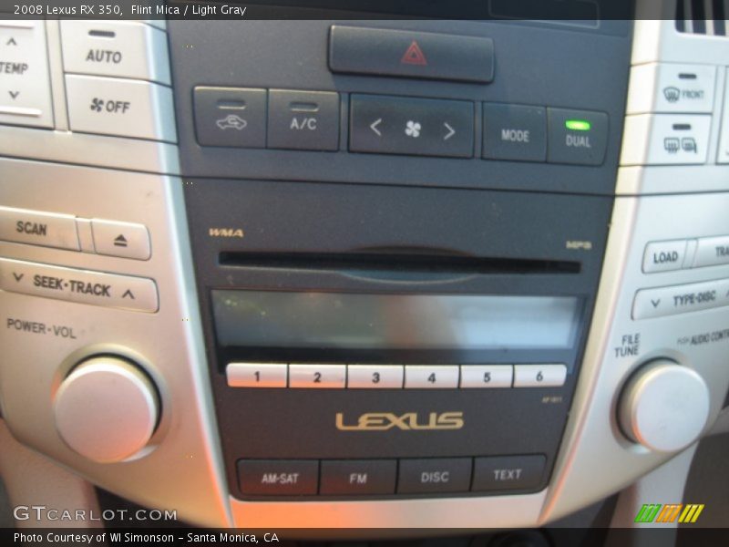 Flint Mica / Light Gray 2008 Lexus RX 350