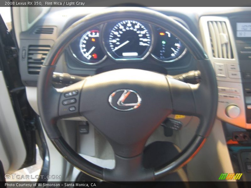 Flint Mica / Light Gray 2008 Lexus RX 350