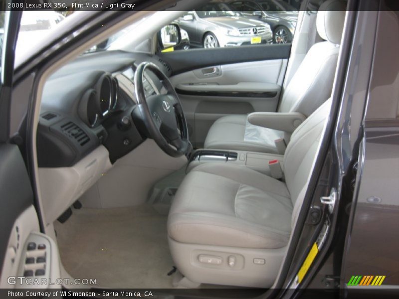Flint Mica / Light Gray 2008 Lexus RX 350
