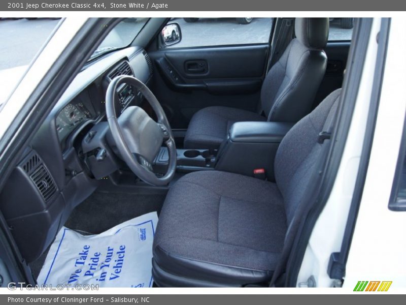 Stone White / Agate 2001 Jeep Cherokee Classic 4x4