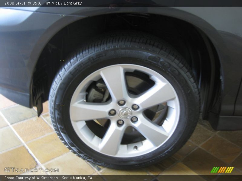 Flint Mica / Light Gray 2008 Lexus RX 350