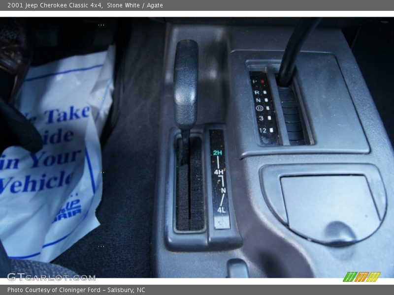 Stone White / Agate 2001 Jeep Cherokee Classic 4x4