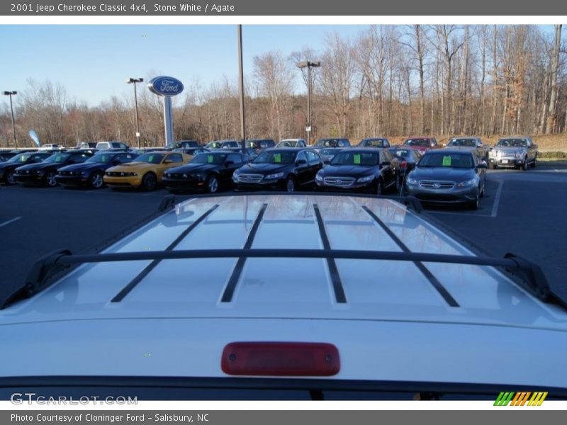 Stone White / Agate 2001 Jeep Cherokee Classic 4x4