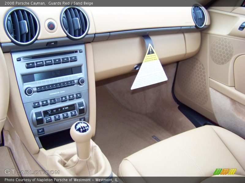 Guards Red / Sand Beige 2008 Porsche Cayman