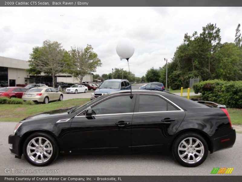 Black Raven / Ebony 2009 Cadillac CTS Sedan