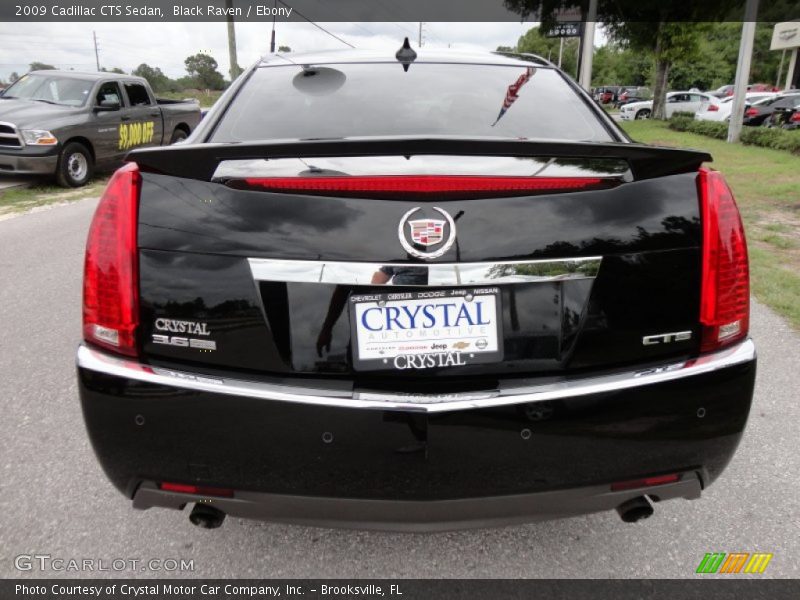 Black Raven / Ebony 2009 Cadillac CTS Sedan