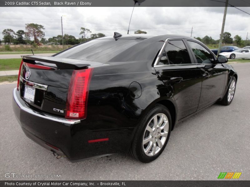 Black Raven / Ebony 2009 Cadillac CTS Sedan