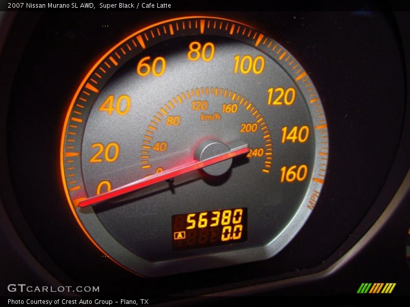 Super Black / Cafe Latte 2007 Nissan Murano SL AWD