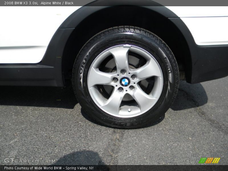 Alpine White / Black 2008 BMW X3 3.0si