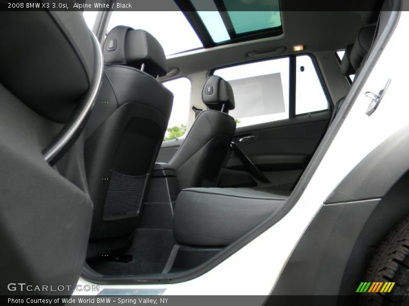 Alpine White / Black 2008 BMW X3 3.0si