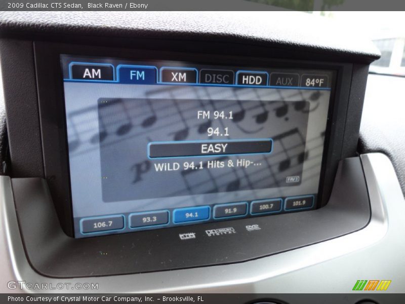 Black Raven / Ebony 2009 Cadillac CTS Sedan