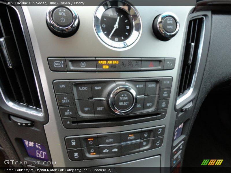 Black Raven / Ebony 2009 Cadillac CTS Sedan