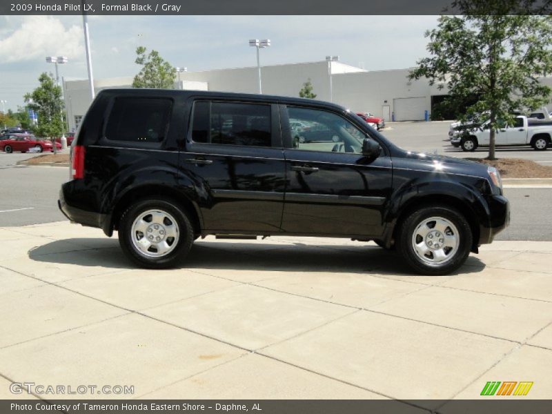 Formal Black / Gray 2009 Honda Pilot LX