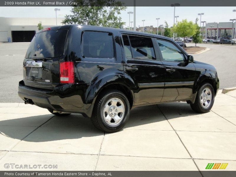 Formal Black / Gray 2009 Honda Pilot LX