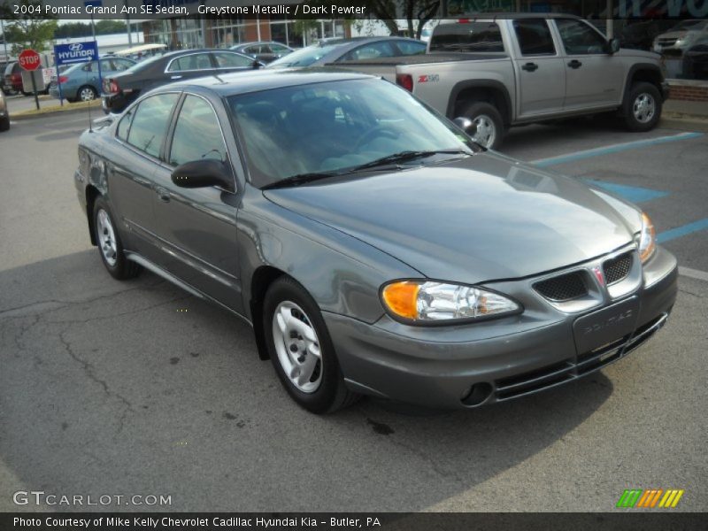 Greystone Metallic / Dark Pewter 2004 Pontiac Grand Am SE Sedan