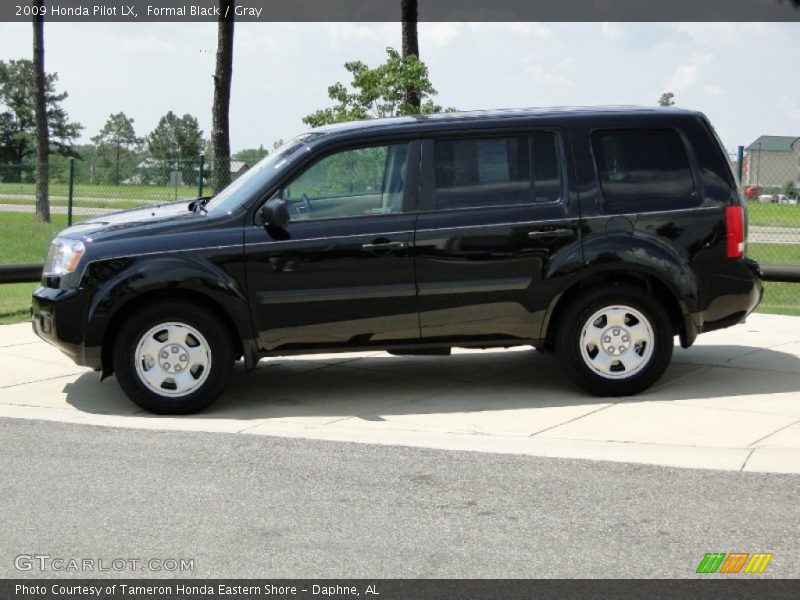 Formal Black / Gray 2009 Honda Pilot LX