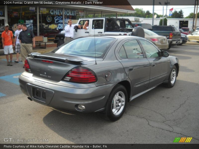 Greystone Metallic / Dark Pewter 2004 Pontiac Grand Am SE Sedan