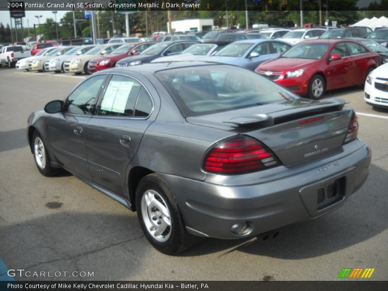 Greystone Metallic / Dark Pewter 2004 Pontiac Grand Am SE Sedan