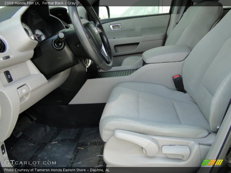 Formal Black / Gray 2009 Honda Pilot LX