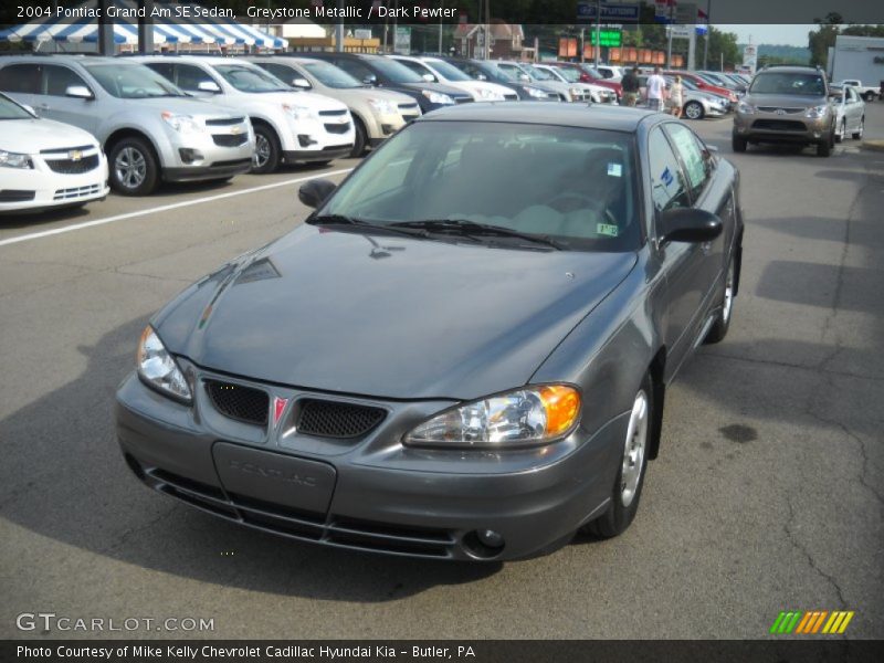 Greystone Metallic / Dark Pewter 2004 Pontiac Grand Am SE Sedan