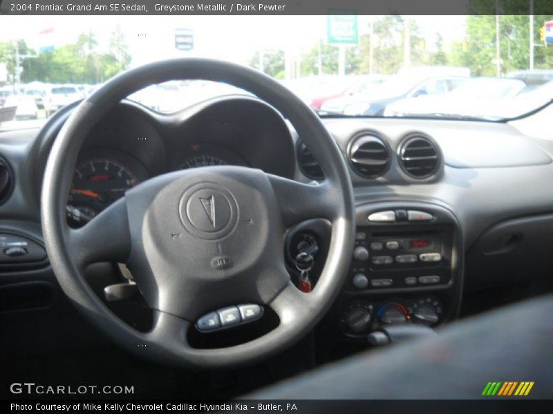 Greystone Metallic / Dark Pewter 2004 Pontiac Grand Am SE Sedan