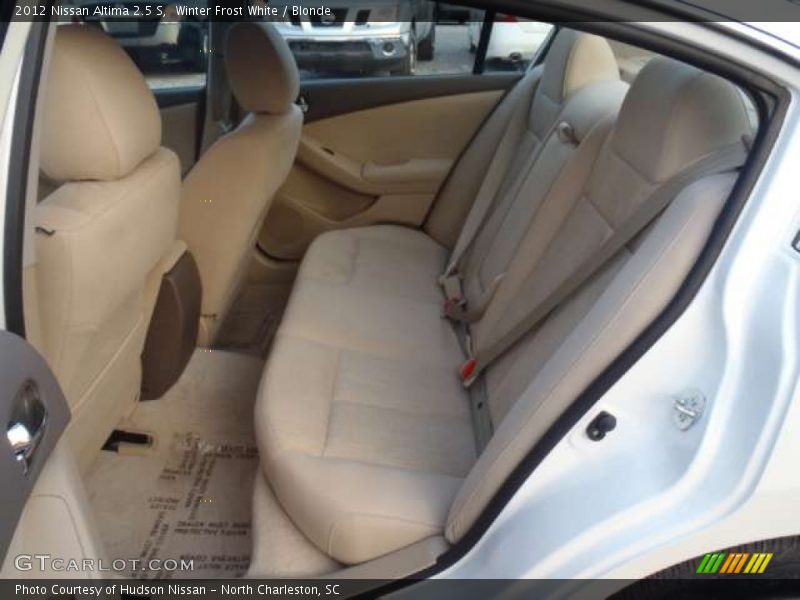  2012 Altima 2.5 S Blonde Interior