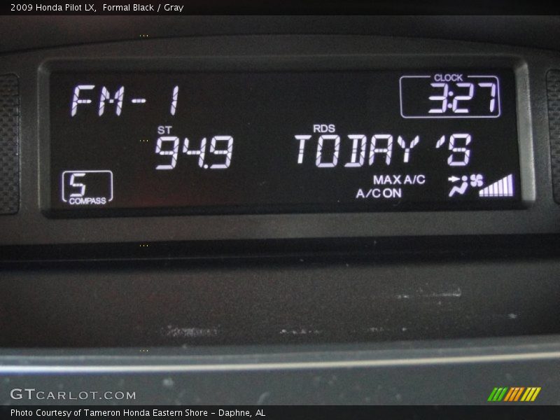 Formal Black / Gray 2009 Honda Pilot LX