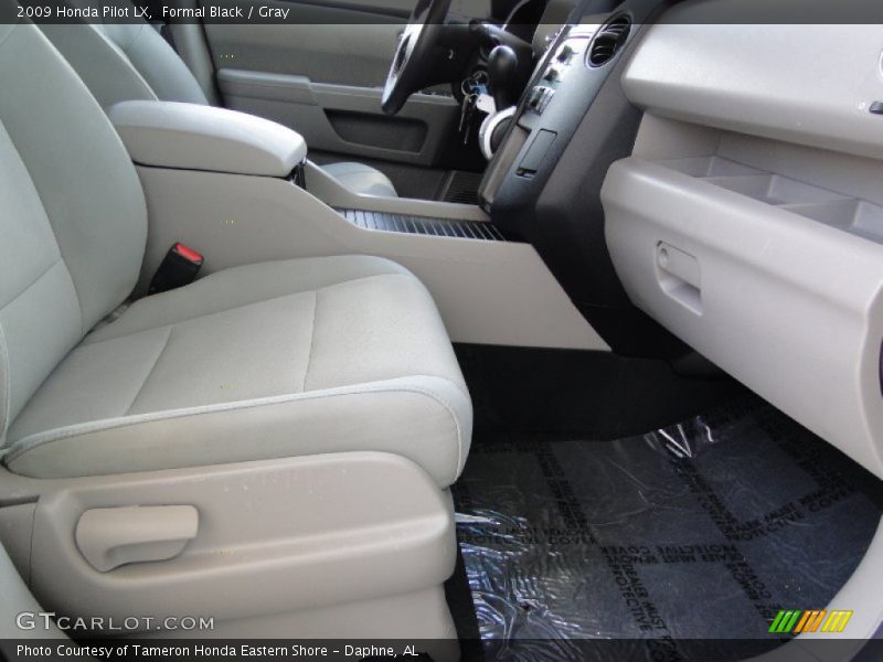 Formal Black / Gray 2009 Honda Pilot LX