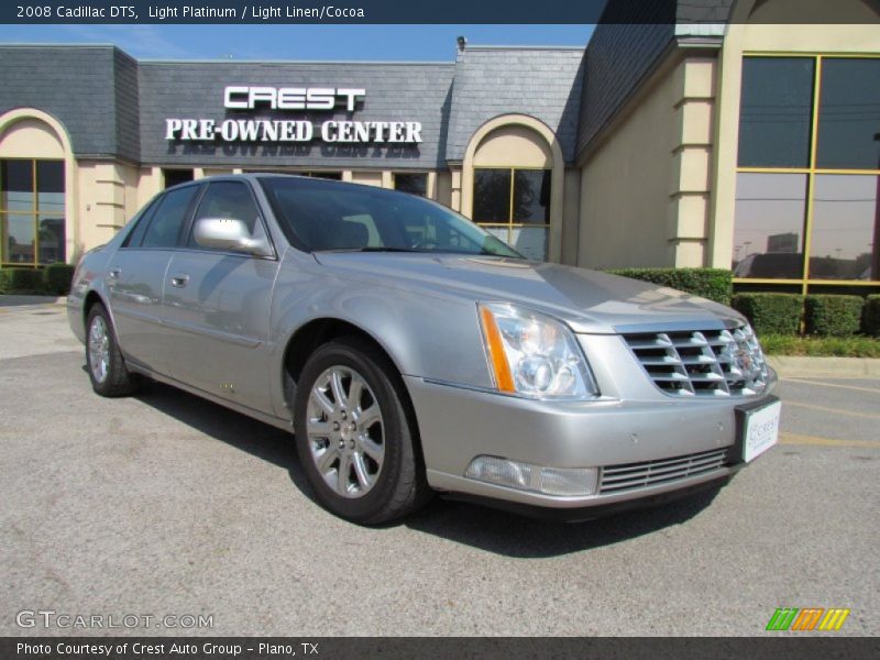 Light Platinum / Light Linen/Cocoa 2008 Cadillac DTS