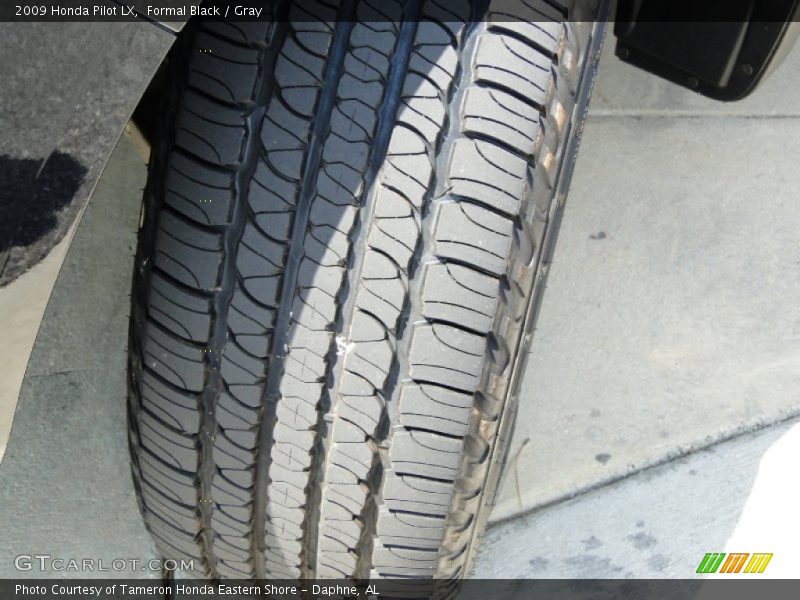 Formal Black / Gray 2009 Honda Pilot LX