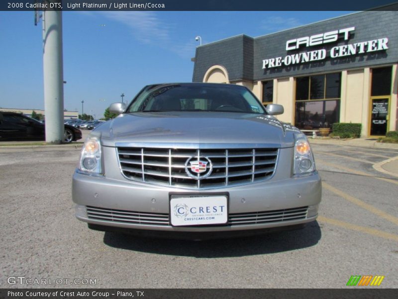 Light Platinum / Light Linen/Cocoa 2008 Cadillac DTS