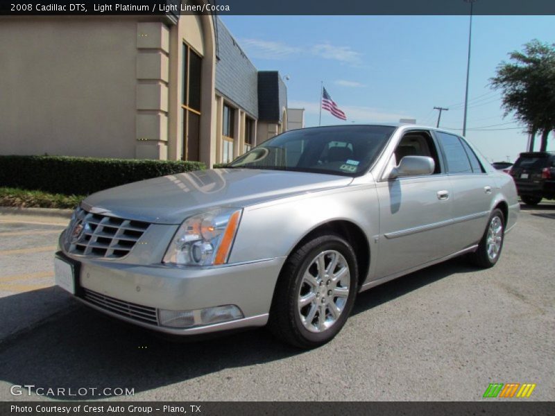 Light Platinum / Light Linen/Cocoa 2008 Cadillac DTS